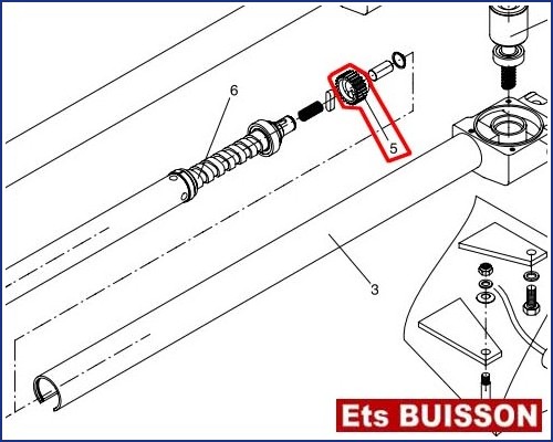 BENINCA DU.30 sx - Engrenage N°5 Ref. 9686454